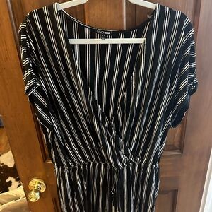 Fashion Nova Striped Romper
